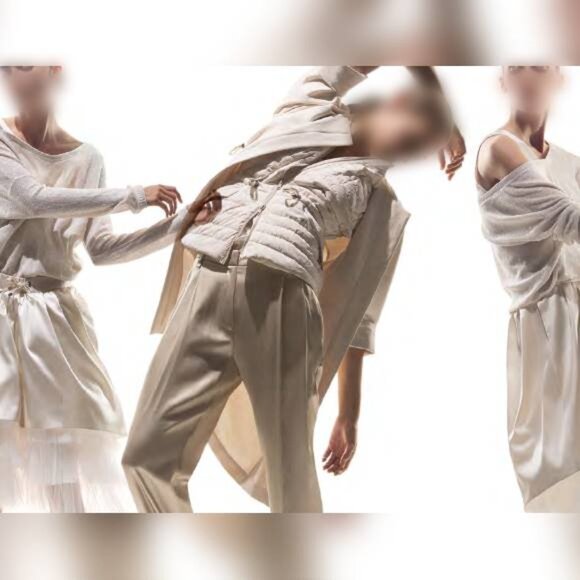 Brunello Cucinelli SS/15 Ecru Taffeta Quilted Down Vest - Picture 2 of 13